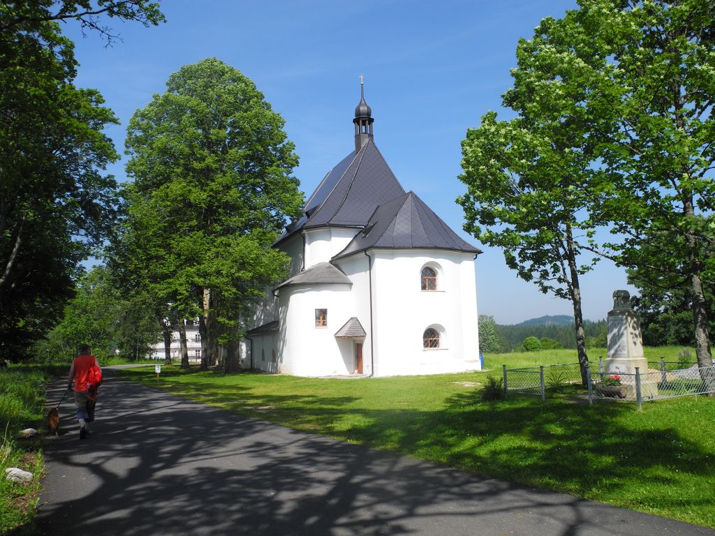 kostel v Pohoří na Šumavě